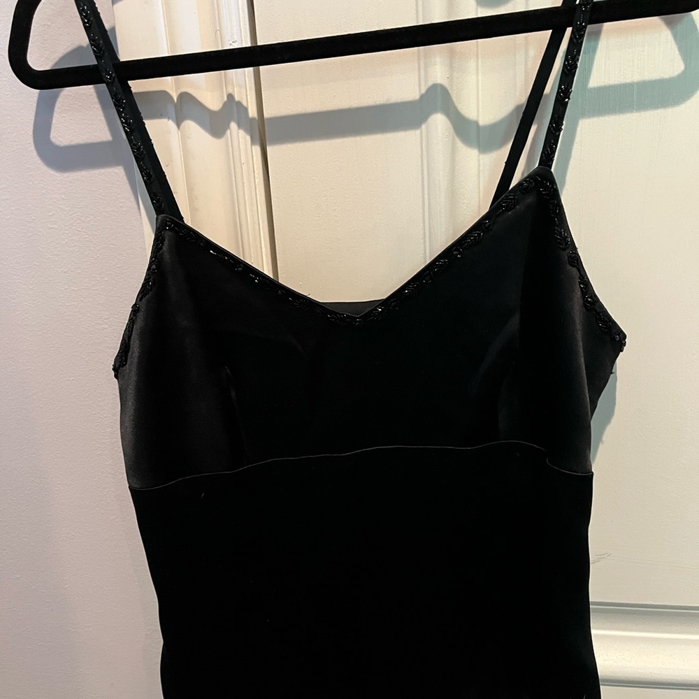 Kay Unger New York silk and beaded camisole